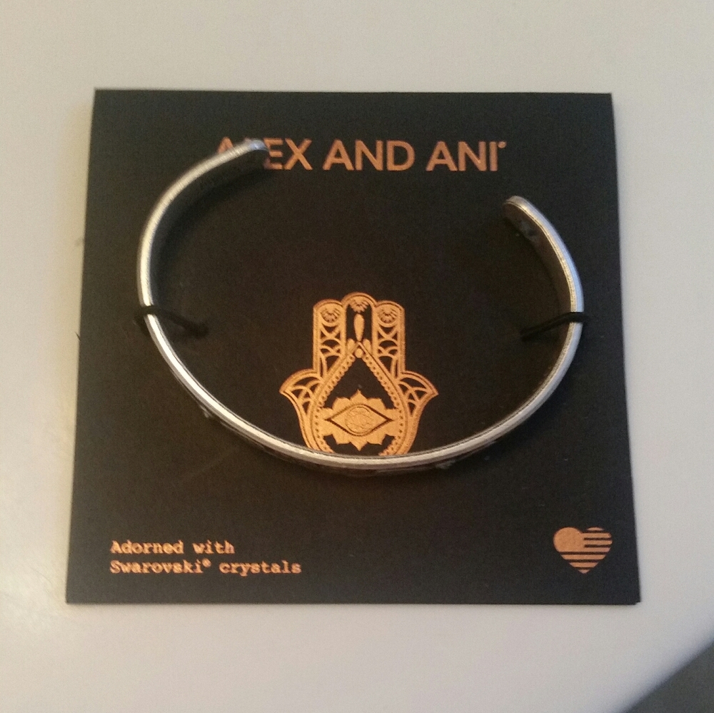 Alex and Ani Hand of Fatima cuff bracelet